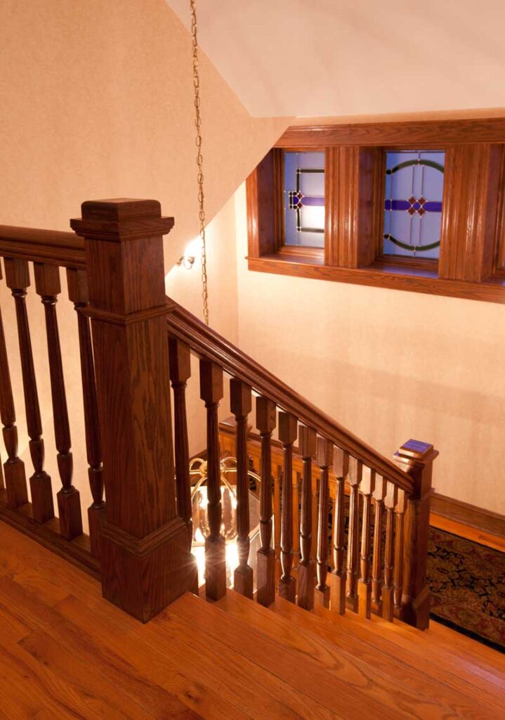 Second Floor Stairwell.